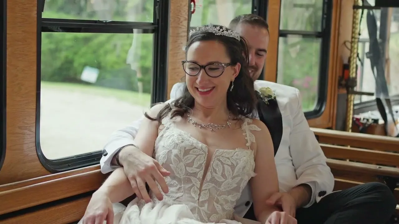 Opening frame from a cinematic Tallahassee wedding film by Tally Weddings